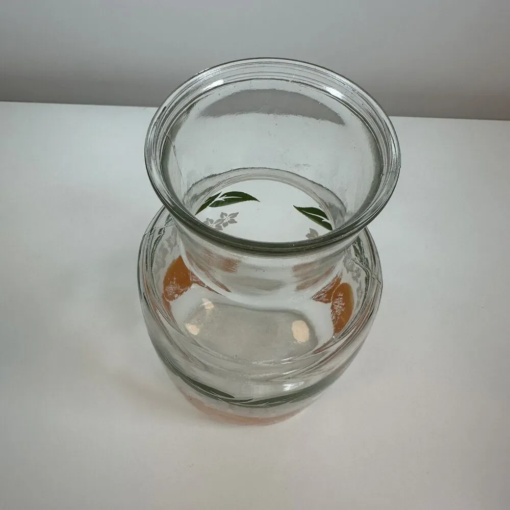 Vintage  Kitchen 1987 Anchor Hocking Orange Juice Carafe Jar Pitcher No Lid